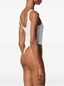 Body in cotone con logo Versace