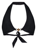 Versace La Medusa Triangle Bikini Top