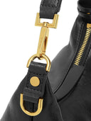 Versace Sac hobo en cuir avec étiquette Versace