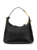 Versace Sac hobo en cuir avec étiquette Versace