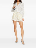 Versace zijden short met barocco-print