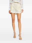 Versace zijden short met barocco-print