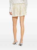 Versace zijden short met barocco-print