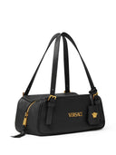 Versace Versace Tag Leather Bowling Bag