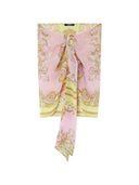 Versace Barocco Print Short Sarong