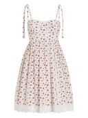 Dolce & Gabbana korte jurk met rozenprint
