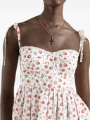Dolce & Gabbana korte jurk met rozenprint