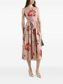 Dolce & Gabbana Roses Bouquet Print Long Dress