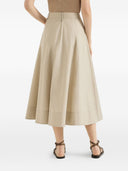 Brunello Cucinelli Jupe longue en coton