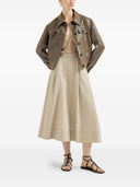 Brunello Cucinelli Jupe longue en coton