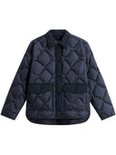 Pikowana nylonowa kurtka typu bluza Woolrich