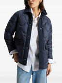 Pikowana nylonowa kurtka typu bluza Woolrich