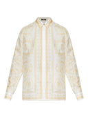 Versace Barocco-tryk silkeskjorte