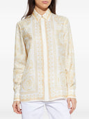 Versace Barocco-tryk silkeskjorte