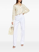 Versace Barocco-tryk silkeskjorte
