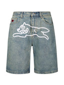 Icecream Running Dog Denim Shorts