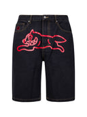 Icecream Running Dog-denimshort