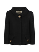 Valentino V Logo Signature Wool Jacket