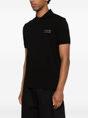 Polo in cotone con logo Moncler
