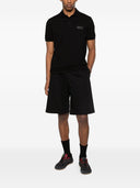 Polo in cotone con logo Moncler