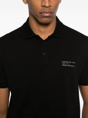 Polo in cotone con logo Moncler