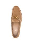 Valentino Garavani V Logo Signature Leather Loafers