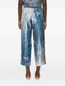 Pierre Louis Mascia Printed Silk Trousers