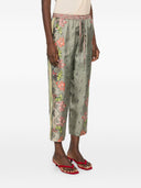 Pierre Louis Mascia Printed Silk Trousers
