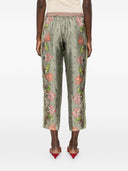 Pierre Louis Mascia Printed Silk Trousers