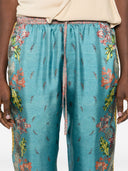 Pierre Louis Mascia Printed Silk Trousers