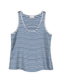 Pierre Louis Mascia Striped Silk Tank Top