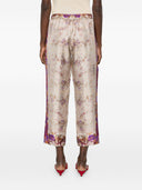 Pantaloni Pierre Louis Mascia in Seta Stampata