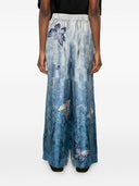 Pierre Louis Mascia Printed Silk Trousers