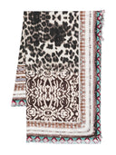 Pierre Louis Mascia Printed Silk Stole