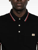 Valentino V Logo Signature Cotton Polo Shirt