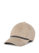 Brunello Cucinelli Baseballkappe aus Leder
