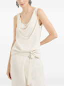 Brunello Cucinelli Linen Blend Tank Top