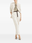 Brunello Cucinelli Slingback Pumps i mockaläder