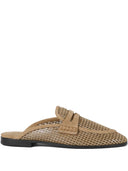 Brunello Cucinelli Lederpantoffeln
