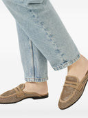 Brunello Cucinelli Lederpantoffeln