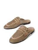 Brunello Cucinelli Lederpantoffeln