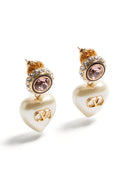 Valentino Garavani V Logo Signature Pearl Earrings