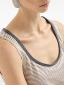 Brunello Cucinelli Linen Tank Top