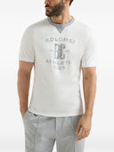 Brunello Cucinelli T-Shirt aus Baumwolle mit Logo