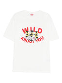 Maglietta Kenzo in cotone con tigre selvaggia