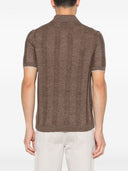 Brunello Cucinelli Linen And Cotton Blend Polo Shirt