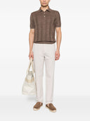Brunello Cucinelli Linen And Cotton Blend Polo Shirt