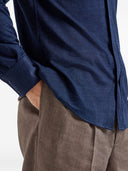Brunello Cucinelli Hemd aus Leinen- und Baumwollmischung