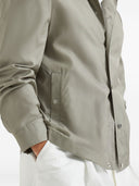 Brunello Cucinelli Silk Blouson Jacket