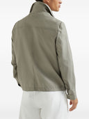 Brunello Cucinelli Silk Blouson Jacket